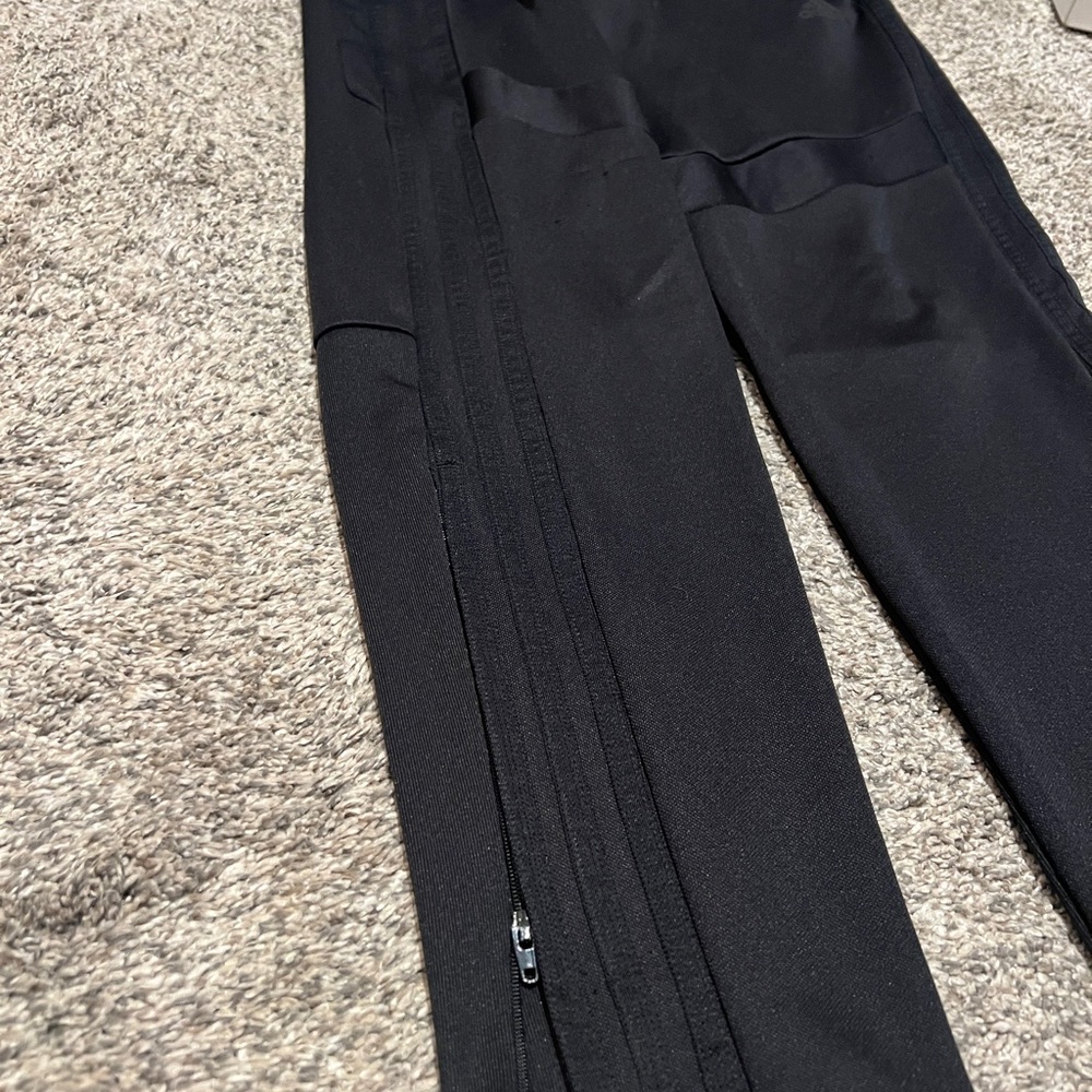 adidas Black Drawstring Athletic Pants